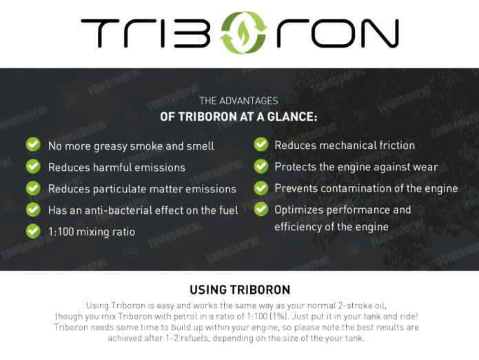 Triboron 2-takt Concentrate 500ml (2-takt olie vervanger)
